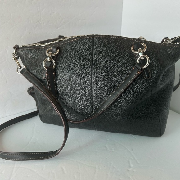 Coach NWOT Small Kelsey Satchel in Pebble Leather With Butterfly Aplique - Picture 4 of 7